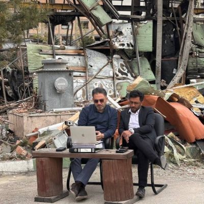 استاد صفایی در سنگر اموزش