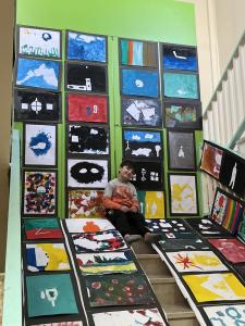 نمایشگاه هنر (ارائه طرح‌های یادگیری هنر و آثار دانش‌آموزان)